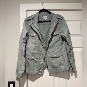 Women’s Kensie Jeans Blue/Grey Denim Jacket Size Large💙🩶💚